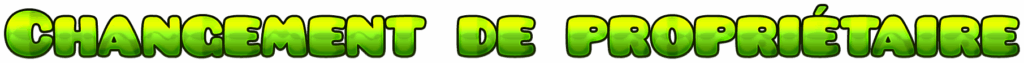 changement de propriétaire